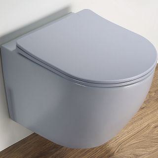 Унитаз CeramaLux 2197MHL подвесной с сиденьем Микролифт